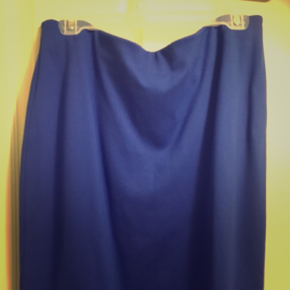 Blue skirt